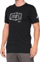 100% T-shirt 100% ESSENTIAL κοντομάνικο μαύρο φίδι μέγεθος L (NEW)