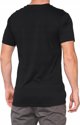 100% T-shirt 100% ESSENTIAL κοντομάνικο μαύρο φίδι μέγεθος L (NEW)