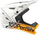 100% Kask full face 100% STATUS DH/BMX Helmet Carby Silver roz. L (59-60 cm) (NEW)