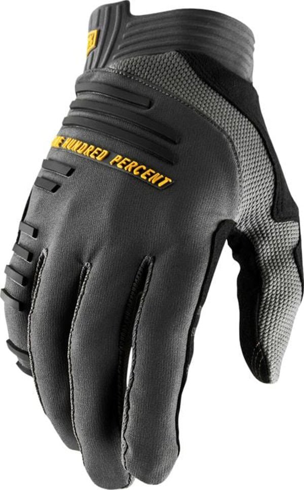 100% Γάντια 100% R-CORE Glove charcoal μέγεθος S (μήκος χεριού 181-187 mm) (NEW)