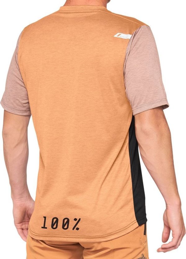100% Ανδρική μπλούζα 100% AIRMATIC Jersey κοντό μανίκι μαύρο ανθρακί μέγεθος XL (NEW 2021)