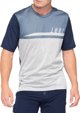 100% Ανδρική μπλούζα 100% AIRMATIC Jersey κοντό μανίκι μαύρο ανθρακί μέγεθος XL (NEW 2021)