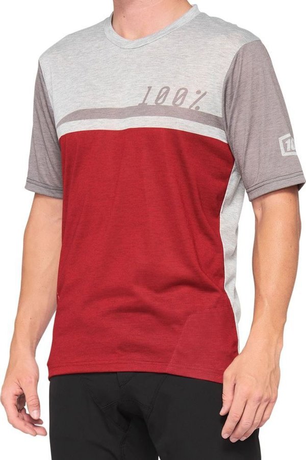 100% Ανδρική μπλούζα 100% AIRMATIC Jersey κοντό μανίκι μαύρο ανθρακί μέγεθος XL (NEW 2021)