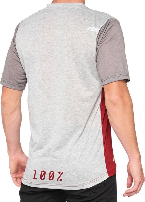 100% Ανδρική μπλούζα 100% AIRMATIC Jersey κοντό μανίκι μαύρο ανθρακί μέγεθος XL (NEW 2021)