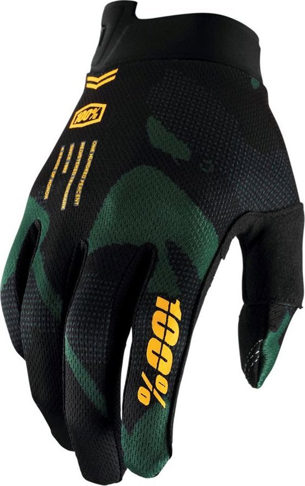 100% Γάντια 100% ITRACK Youth Glove sentinel black μέγεθος L (μήκος χεριού 160-170 mm) (NEW)