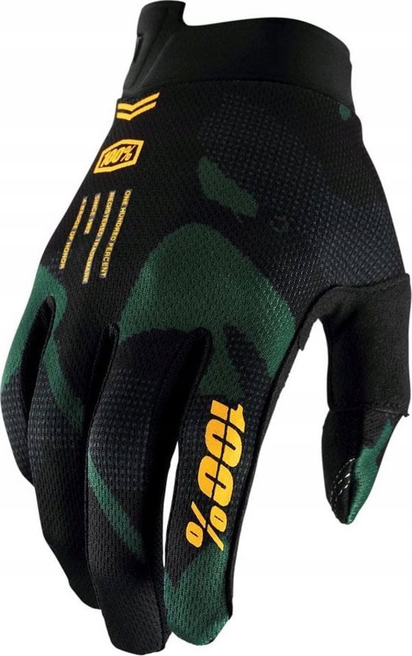 100% Γάντια 100% ITRACK Youth Glove sentinel black μέγεθος L (μήκος χεριού 160-170 mm) (NEW)