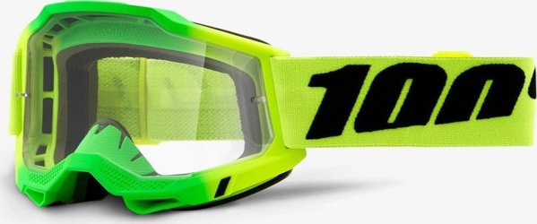 100% Μάσκα Motocross Accuri 2 Travis - Διαφανής Αντιθαμβωτικός Φακός (LT 88%-92%)