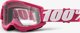 100% Γυαλιά Motocross Strata 2 Fletcher, Διαφανής Αντιθαμβωτικός Φακός, Φούξια