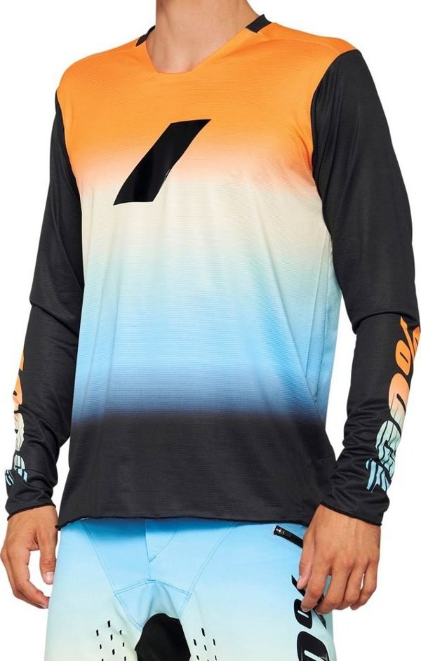 100% Ανδρική μπλούζα 100% R-CORE X LE Jersey με μακρύ μανίκι forest green μέγεθος XL (NEW 2022)