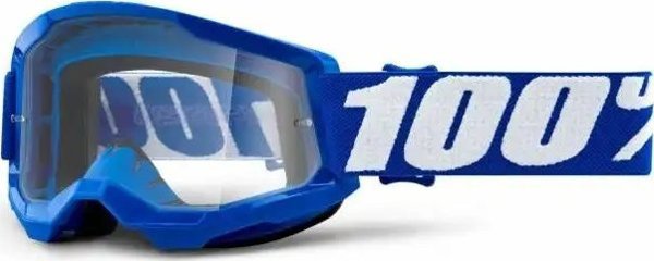 100% Gogle 100% STRATA 2 JUNIOR BLUE (Διαφανής Αντιθαμβωτικός Φακός, LT 88%-92%) (NEW)