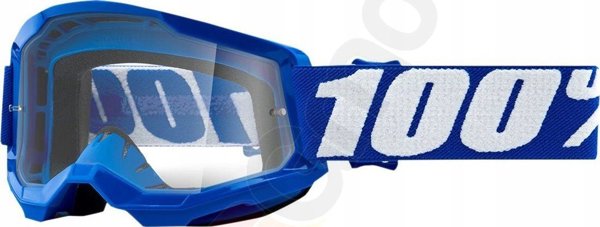 100% Gogle 100% STRATA 2 JUNIOR BLUE (Διαφανής Αντιθαμβωτικός Φακός, LT 88%-92%) (NEW)
