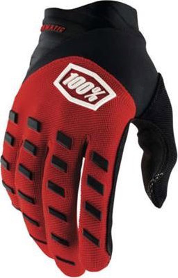 100% Γάντια 100% AIRMATIC Youth Glove κόκκινο μαύρο μέγεθος L (μήκος χεριού 160-170 mm) (NEW)