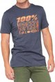 100% T-shirt 100% TRADEMARK κοντομάνικο navy heather μέγεθος M (NEW)