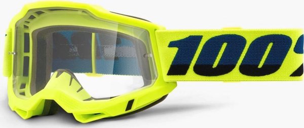 100% Accuri 2 Goggles – Προστατευτικά Γυαλιά Motocross – Yellow (Κίτρινο)