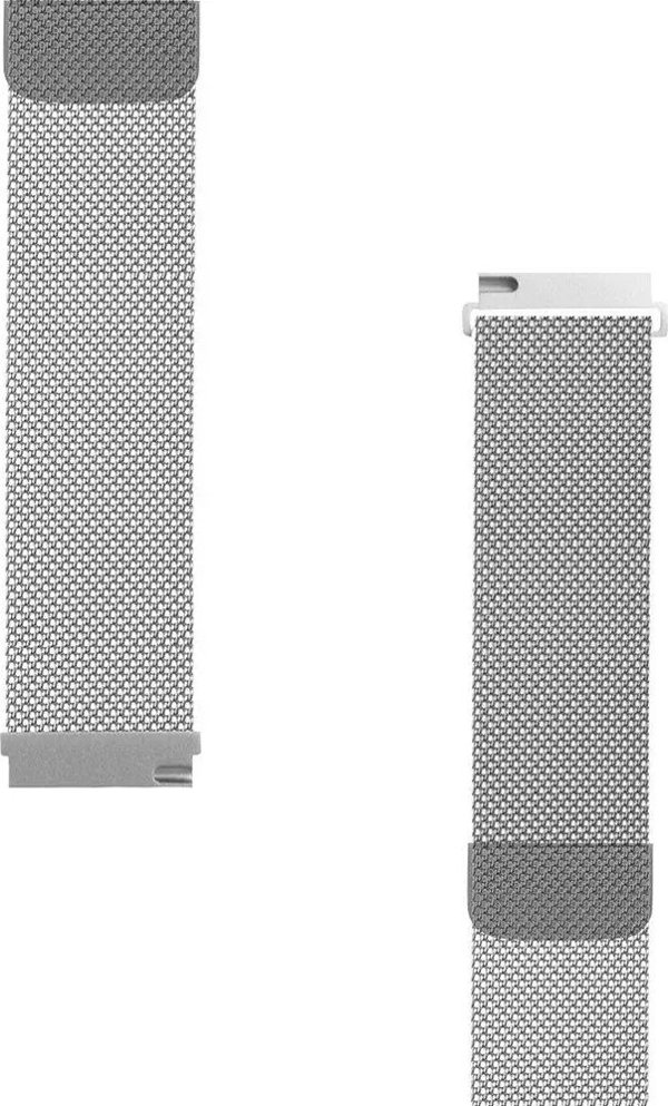22mm Ασημί 699 Loop Μαγνητικό Ανοξείδωτο Ατσάλινο Λουράκι