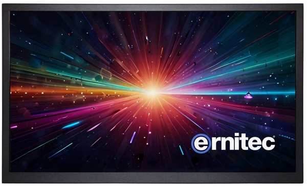 Ernitec Οθόνη Παρακολούθησης 22'' για Επαγγελματική Χρήση - Μαύρη