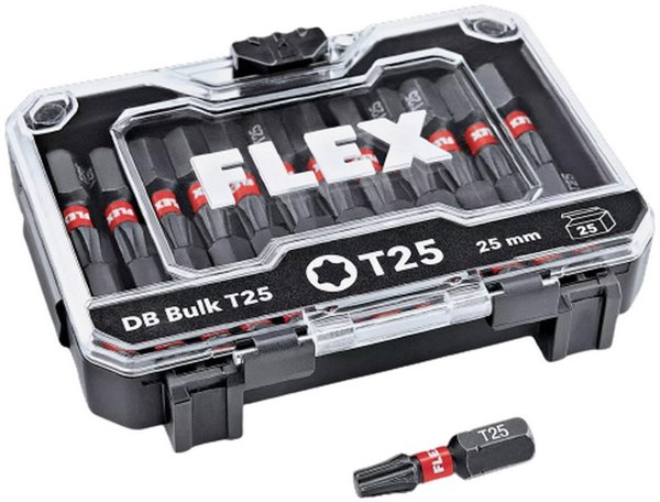 25-κομμάτι σετ από άκρες κρούσης FLEX DB T25