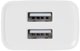 Φορτιστής 2 USB με καλώδιο GT-RJ331 Λευκό