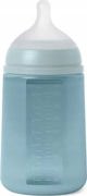308071-ΜΠΟΥΚΑΛΙ ΣΙΛΙΚΟΝΗΣ 240ML/SX PRO ΜΕΣΑΙΑ ΡΟΗ/ΜΠΛΕ/NWE ALL SILICONE
