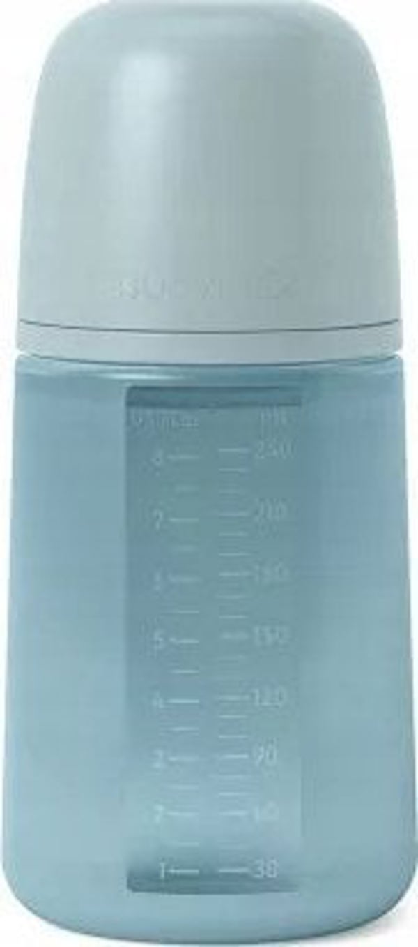 308071-ΜΠΟΥΚΑΛΙ ΣΙΛΙΚΟΝΗΣ 240ML/SX PRO ΜΕΣΑΙΑ ΡΟΗ/ΜΠΛΕ/NWE ALL SILICONE