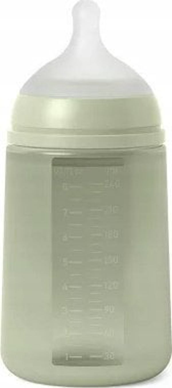 308070-ΜΠΟΥΚΑΛΙ ΣΙΛΙΚΟΝΗΣ 240ML/SX PRO ΜΕΣΑΙΑ ΡΟΗ/ΠΡΑΣΙΝΟ/NEW ALL SILICONE