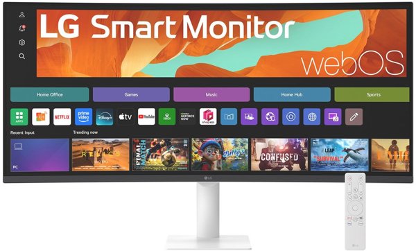 LG 34U601SA-W Smart Monitor 34" IPS UltraWide 4K UHD - Λευκό