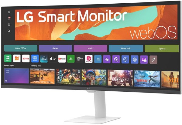 LG 34U601SA-W Smart Monitor 34" IPS UltraWide 4K UHD - Λευκό