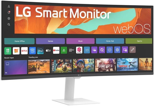LG 34U601SA-W Smart Monitor 34" IPS UltraWide 4K UHD - Λευκό