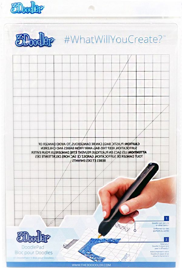 3Doodler Επιφάνεια Σχεδίασης DoodlePad για 3D Στυλό - Λευκό