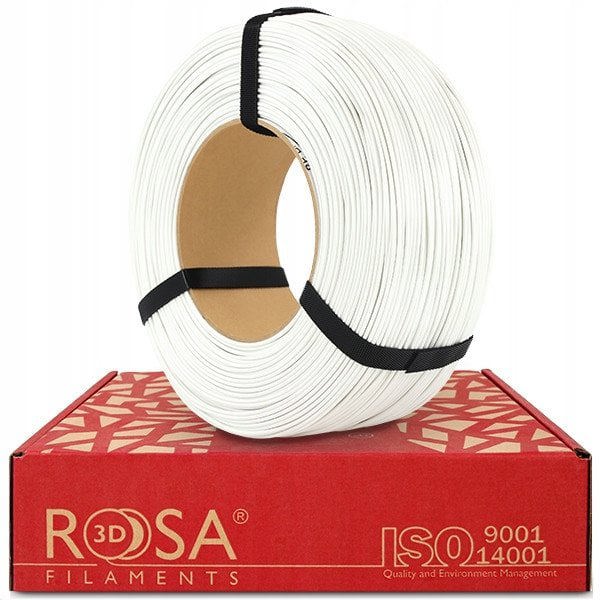 3D πλαστικό ASA λευκό 1.75mm 1kg refill συσκευασία Rosa3D