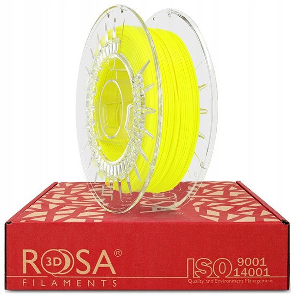 3D πλαστικό TPU 96A νέον κίτρινο 1.75mm 0.5kg Rosa3D