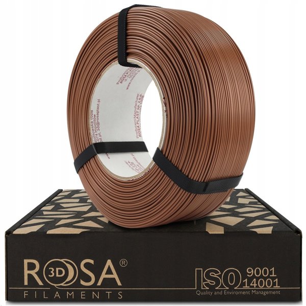3D πλαστικό PLA rudas/kakavinis (Mocha Mousse) 1kg refill pakuote Rosa3D