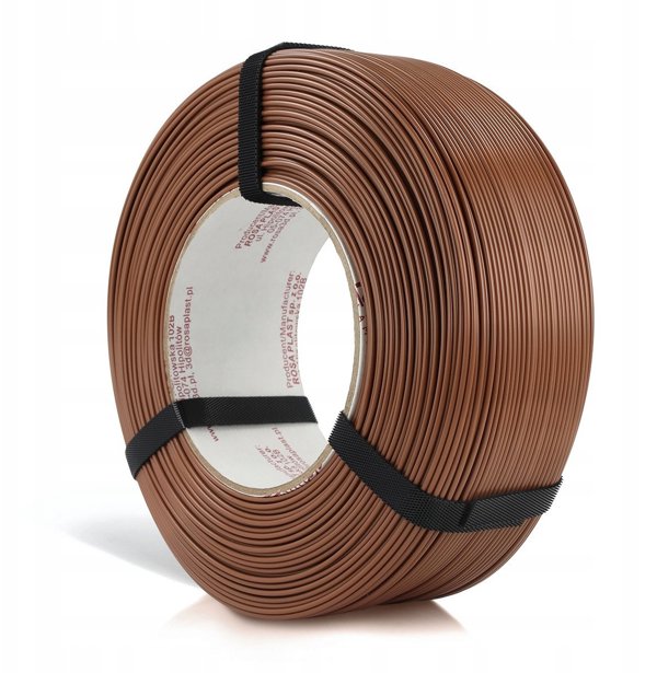 3D πλαστικό PLA rudas/kakavinis (Mocha Mousse) 1kg refill pakuote Rosa3D