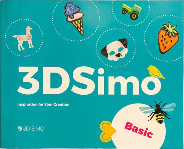 3DSimo Basic Βιβλίο με Σεμινάρια και Σχέδια για 3D Pen (G3D2009)