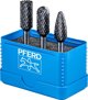 3-κομμάτι σετ καρβιδίου PFERD 1414 ALLROUND HC-FEP 12mm