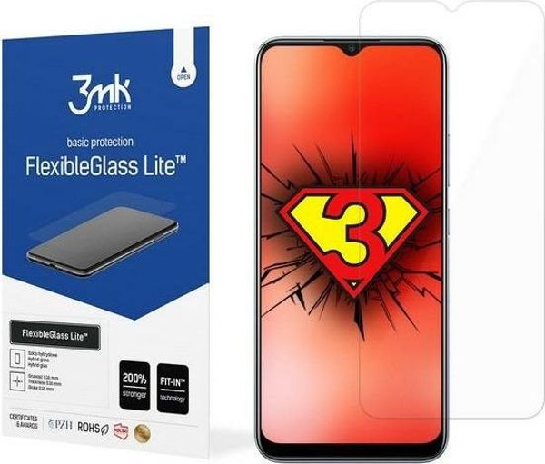 3MK FlexibleGlass Lite Προστατευτικό Οθόνης για Realme C21 - Υβριδικό Γυαλί 0.16mm