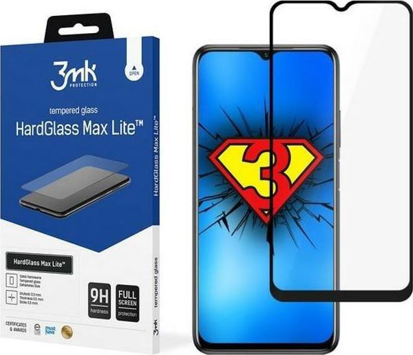 3MK Hybrid Glass Max Lite Προστατευτικό Οθόνης για Xiaomi Poco M3 - Μαύρο