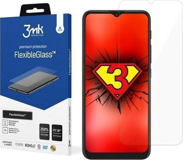 3MK FlexibleGlass Προστατευτικό Οθόνης για Motorola Moto E7 Power - Υβριδικό Γυαλί, Αντιβακτηριδιακό, Διαφανές