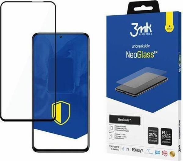3MK NeoGlass Προστατευτικό Οθόνης για Xiaomi Redmi Note 11 Pro 5G / Pro+ 5G, Μαύρο