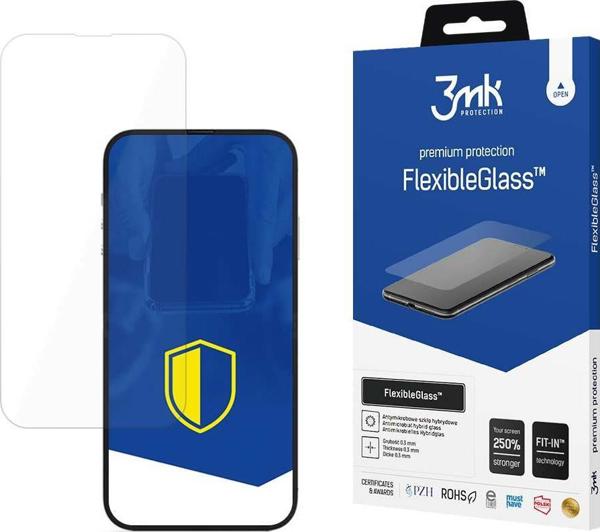 3MK FlexibleGlass Προστατευτικό Οθόνης για Apple iPhone 14 Plus, Αντιβακτηριδιακό, Ενίσχυση 250%