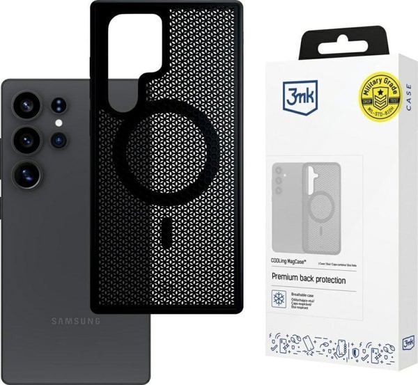 Θήκη 3MK COOLing MagCase για Samsung Galaxy S25 Ultra, Συμβατή με MagSafe, Διάφανη