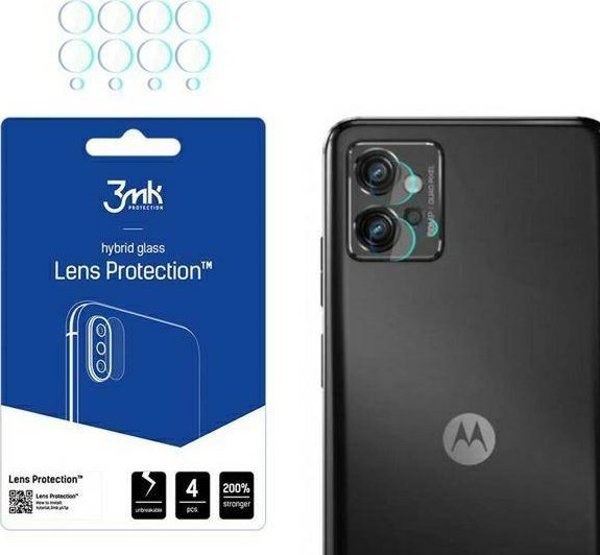 3mk Προστατευτικό Γυαλί Φακού Κάμερας για Motorola Moto G32, Υβριδικό, 4 Τεμάχια