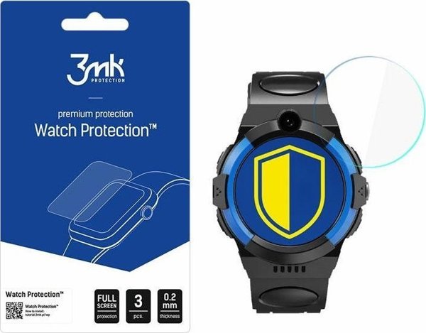 3MK FlexibleGlass Προστατευτικό Οθόνης για Garett Kids Cloud 4G - Εύκαμπτο Υβριδικό Γυαλί, Αντιβακτηριδιακή Προστασία