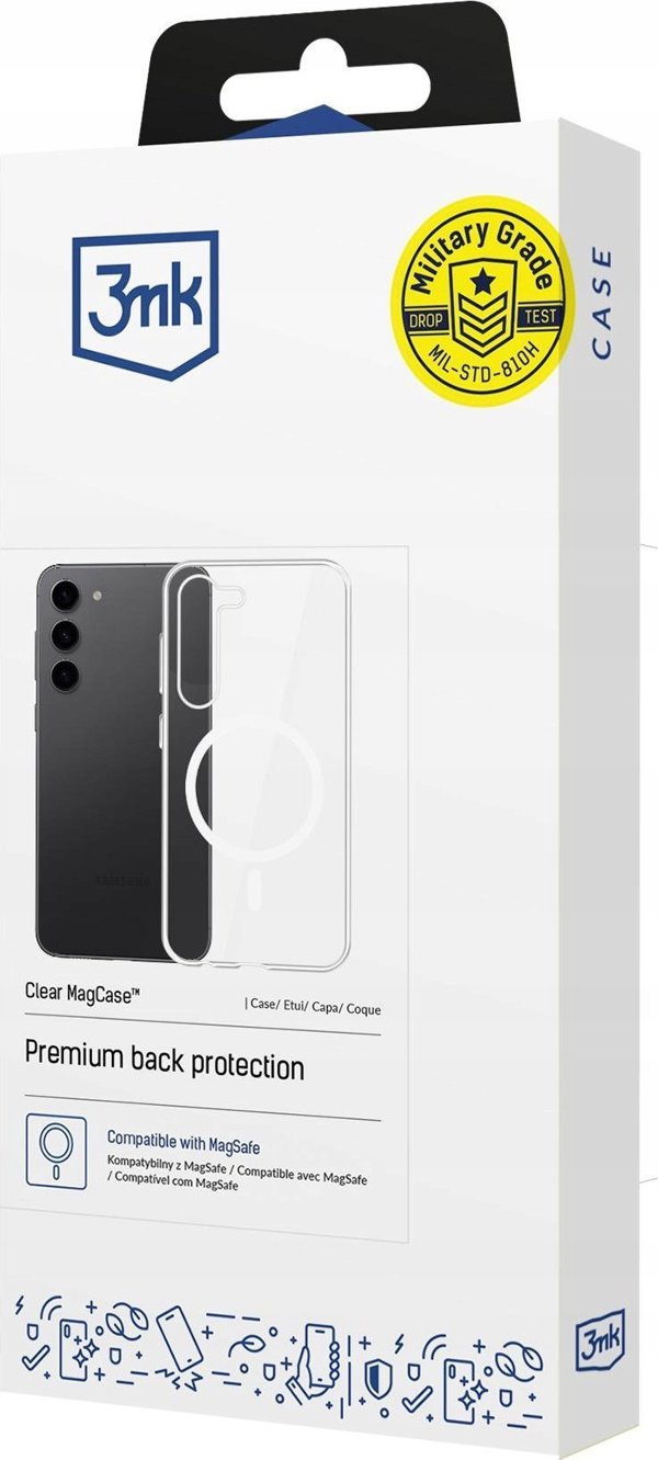 3MK Θήκη MagCase για Samsung Galaxy S25+ με MagSafe, Διάφανη