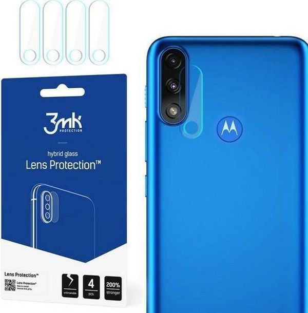 3MK Lens Protect για Motorola Moto E7 Power, Υβριδικό Γυαλί Προστασίας Φακού Κάμερας, 4 τμχ