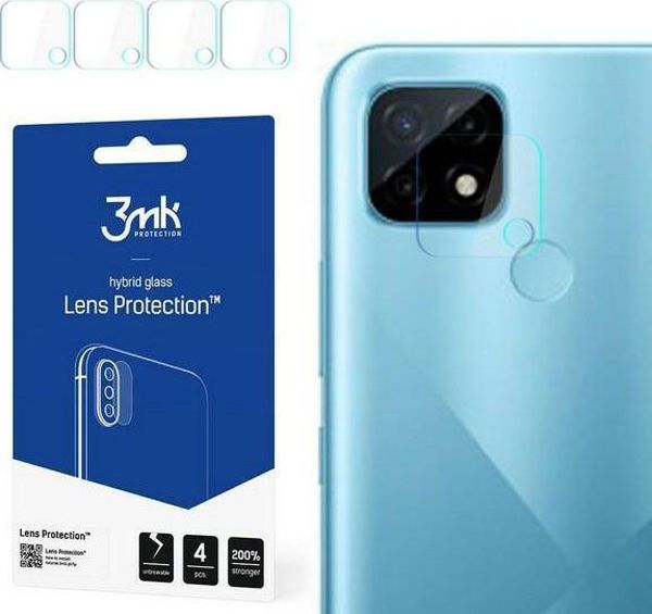 3MK Προστατευτικό Φακού Κάμερας FlexibleGlass για Realme C21 - 4 Τεμάχια