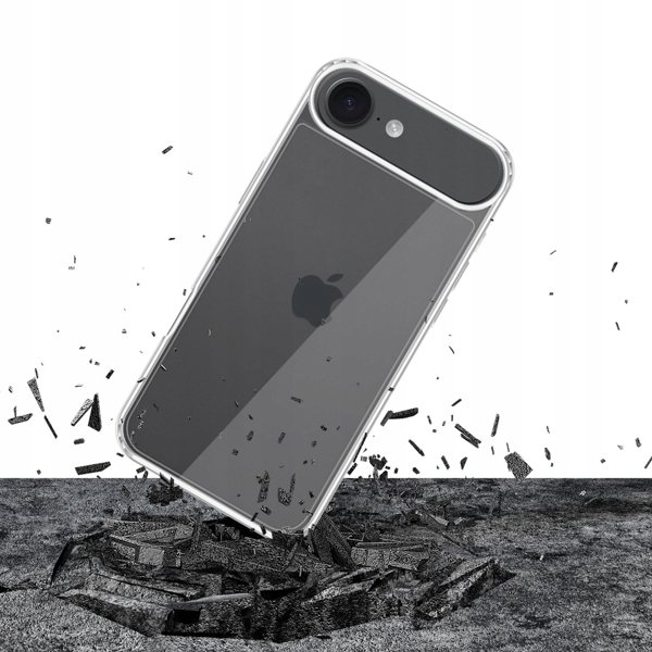3MK Θήκη Armor Case για Apple iPhone 17 Air, Ενισχυμένη Προστασία, EasyClick™ Buttons, Διαφανής