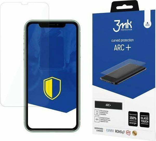 3MK Προστατευτική Μεμβράνη Οθόνης Arc+ για iPhone 11 - Full Screen Foil