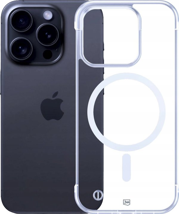 3MK Θήκη Just20g MagCase για Apple iPhone 13 Pro, Συμβατή με MagSafe, Διάφανη