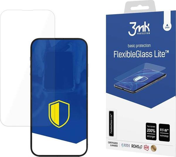 3MK FlexibleGlass Lite Προστατευτικό Οθόνης για Apple iPhone 14 Pro Max, Εύκαμπτο Γυαλί, Διαφανές